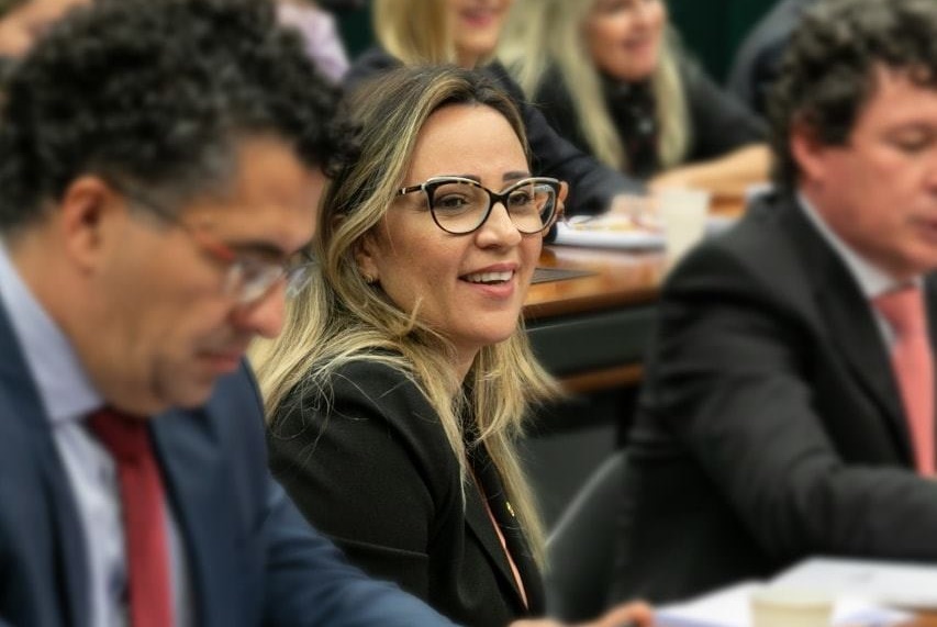 Deputada federal Rejane Dias durante trabalhos na Câmara Federal
